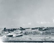 Asisbiz Stinson L 5B Sentinels damaged by a Hurricane at Kalaikundah India 12th Mar 1945 NA1209