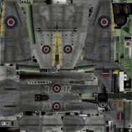 Asisbiz IL2 TT Tempest MkV RAF 222Sqn ZD C NV774 England 1944 weathered