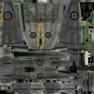 Asisbiz IL2 TT Tempest MkV RAF 222Sqn ZD L NV984 England 1944 weathered