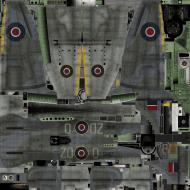 Asisbiz IL2 TT Tempest MkV RAF 222Sqn ZD O SN187 England 1944 weathered