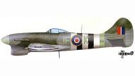 Asisbiz Artwork Profile Tempest MkV RAF 3Sqn JF K JN765 Newchurch England Jun 1944 0A