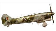 Asisbiz Artwork Profile Tempest MkV RAF 486Sqn SA M Jimmy Sheddan SN129 Holland 1945 0A