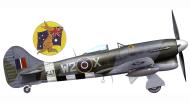 Asisbiz Artwork Profile Tempest MkV RAF 80Sqn W2 X EJ705 F.A Lang Volkel Netherlands 1944 0A