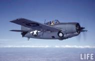 Asisbiz Grumman F4F 3 Wildcat showing the 3 tone paint scheme color photo by Time Life 04