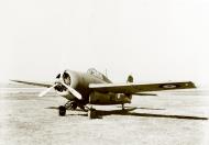 Asisbiz Fleet Air Arm Martlet MkII FN100 Grumman F4F 4B Wildcat RAF side profile view at NAS Anacostia NH 89676