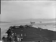 Asisbiz HMS Pursuer on their way to rendezvous for the attack on the south of France 15th Aug 1944 IWM A25189