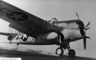 Asisbiz FM 2 Wildcat VC 11 White C19 landing aboard CVE 74 USS Nehenta Bay 1945 01