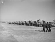 Asisbiz USN Douglas TBD Devastator torpedo bombers with Admiral Griffen USN at RNAS Hatson Apr 1942 IWM A9446