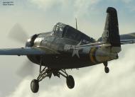 Asisbiz Airworthy warbird Ford FM 2 Wildcat N5833 as VOC 1 White 00 assigned to CVE 65 USS Wake Island 04