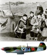 Asisbiz Yakovlev Yak 7T 4IAP Blue 04 with IN Stepanenko Baltics autumn 1944 0A Copy
