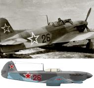 Asisbiz Yakovlev Yak 9 12GvIAP Red 26 flown by SnrLt Stepan Mikoyan 1944 0A