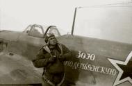 Asisbiz Yakovlev Yak 9 14IAP slogan For Zoya Kosmodemyanskaya flown by Lt II Gurkovich 1945 01