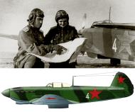 Asisbiz Yakovlev Yak 9 586IAP 318IAK White 4 with Maj AV Gridnev n JrLt VM Lisitsyn Saratov region 1943 01