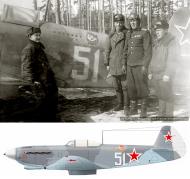 Asisbiz Yakovlev Yak 9D 21IAP White 51 flown by Cmdr PI Pavlova Baltics 1944 0A
