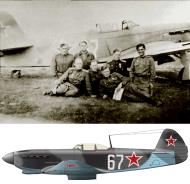 Asisbiz Yakovlev Yak 9M 728IAP 256IAD Silver 67 with ace Lt Andrey Ignatievich Kachkovsky Poland 1944 01
