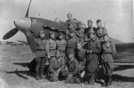 Asisbiz Yakovlev Yak 9R 93OKRAP group photo April 1945 01