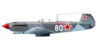 Asisbiz Yakovlev Yak 9T 293IAP 185IAD White 80 flown by Maj NP Logvinenko Baltic Front autumn 1944 0A