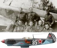 Asisbiz Yakovlev Yak 9T 66GvIAD White 85 with Maj Ivan I Vetrov Baltic Front 1944 0B