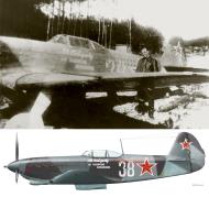 Asisbiz Yakovlev Yak 9T 728IAP presentation aircraft to ace Aleksandr Vybornov slogan reads Pupil of Kashir 1944 02