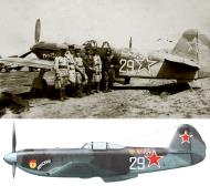 Asisbiz Yakovlev Yak 9U 151GvIAP 294IAD Silver 29 Yambol airfield Bulgaria June 1945 0B