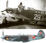 Asisbiz Yakovlev Yak 9U 151GvIAP 294IAD Silver 29 Yambol airfield Bulgaria June 1945 0C