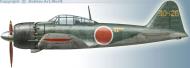Asisbiz Mitsubishi A6M2 21 Zero JNAF 302Kokutai 3D 126 Akamatsu Atsugi AF 1945 0A