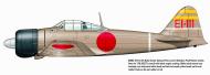 Asisbiz Mitsubishi A6M2 21 Zero JNAF 5th Koku Sentai EI 111 IJN carrier Shokaku 7th Dec 1941 0A