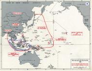 Asisbiz Battle map showing the area of the Far East and Pacific 1941 0A