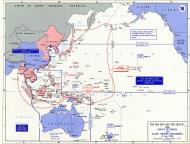 Asisbiz Battle map showing the area of the Far East and Pacific 1941 0D
