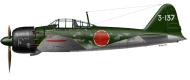 Asisbiz Mitsubishi A6M5 Zero JNAF Yokosuka Kaigun Kokutai 3 137 Saburo Sakai Japan 1945 0A