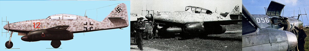 Messerschmitt Me 262 List