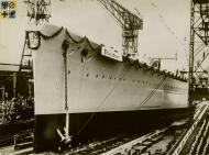 Asisbiz KMS Blucher German heavy cruiser during her launching at Kiel 8 Jun 1937 Riksarkivet