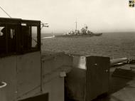 Asisbiz KMS Blucher en route to Norway as seen from the light cruiser Emden Bund