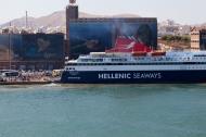Asisbiz MS Nissos Chios IMO 9215555 Hellenic Seaways docked Piraeus Port of Athens Greece 01