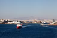Asisbiz MS Phivos IMO 7825978 Nova Ferries leaving Piraeus Port of Athens Greece 02