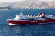 Asisbiz MS Phivos IMO 7825978 Nova Ferries leaving Piraeus Port of Athens Greece 04
