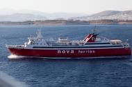 Asisbiz MS Phivos IMO 7825978 Nova Ferries leaving Piraeus Port of Athens Greece 06