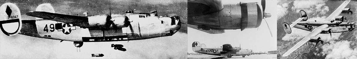 454th Bombardment Group B-24 Liberator photo gallery header