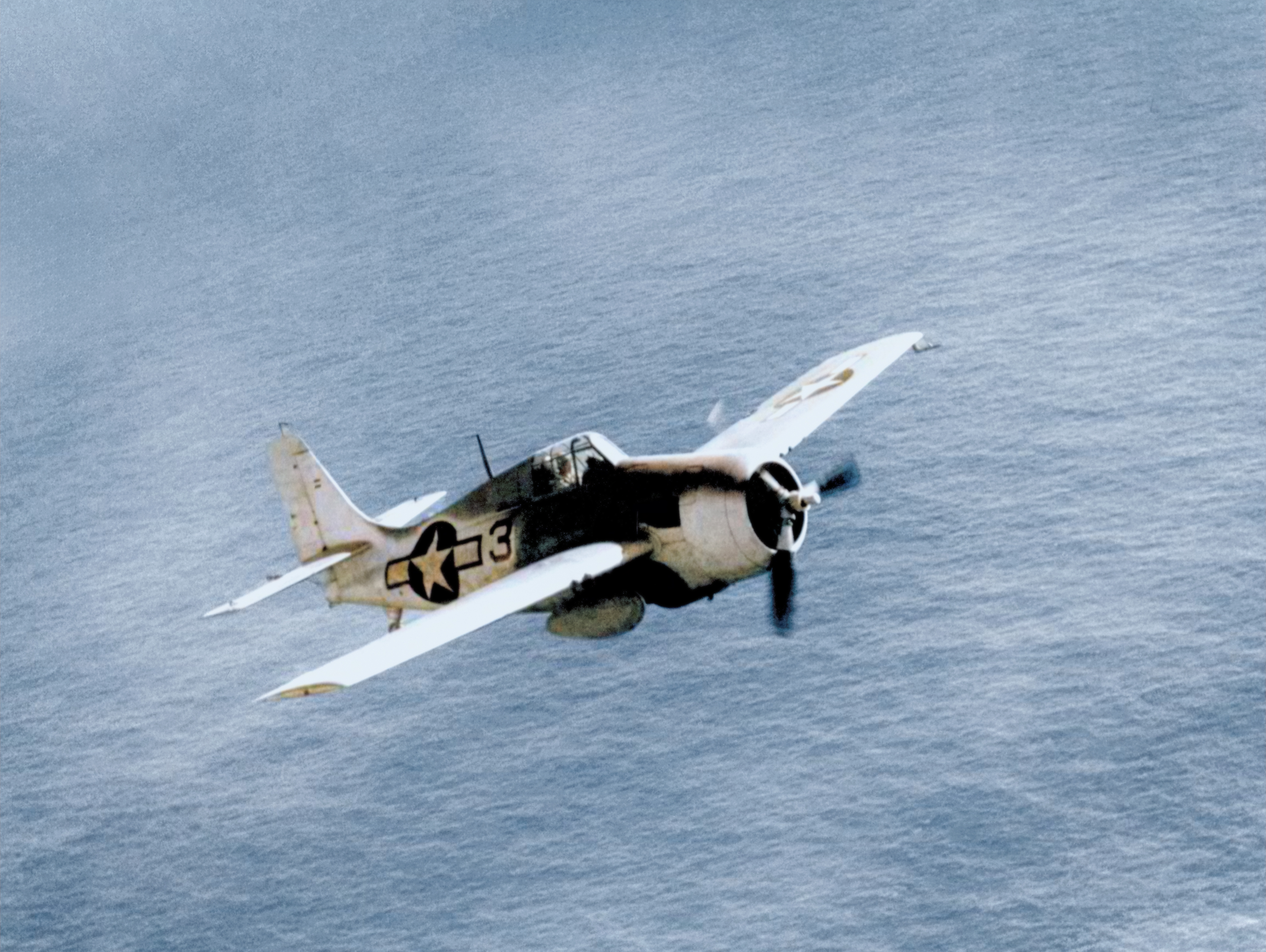 Asisbiz USS Card (CVE-11) GM FM 2 Wildcat over the Atlantic area 10th Feb 1944 ASC