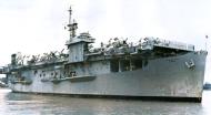 Asisbiz USNS Core (T AKV 41) on Saigon River c1967