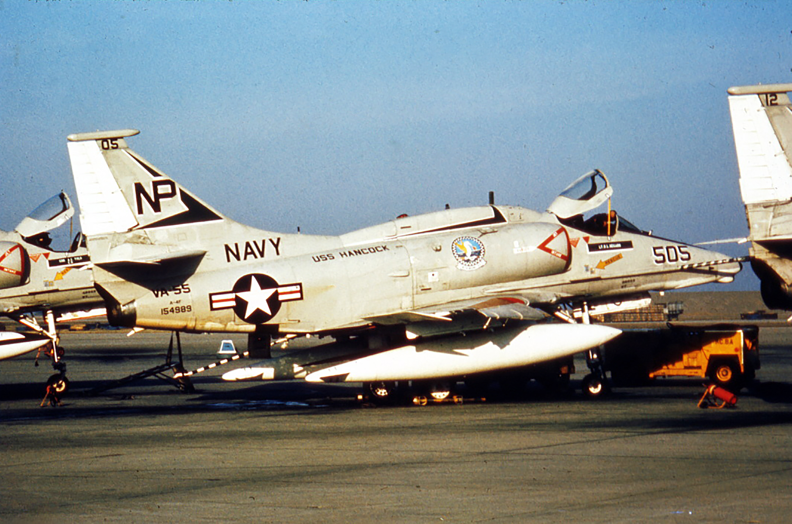 Asisbiz Douglas A 4E Skyhawks VA 55 from USS Hancock (CV-19)