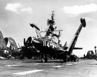 Asisbiz Grumman F9F 2 Panther of VF 111 V114 aboard during operations off Korea 19th Oct 1950 80 G 420925