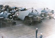 Asisbiz USS Ranger (CV 4) Grumman TBF 1 Avengers on the flight deck operation Torch Nov 1942 80 G 30328